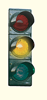 Driving theory illustration: What does this traffic light mean