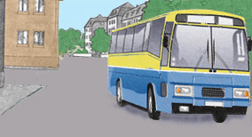 Driving theory illustration: What should a driver be conscious of in this situation