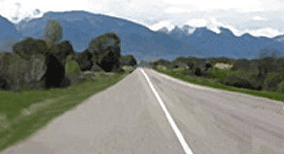 Driving theory illustration: What does a continuous white line along the centre of the road mean