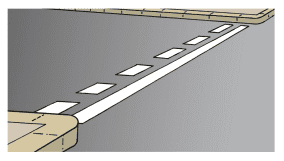 Road marking: No entry