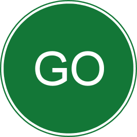 Road sign: Proceed with caution