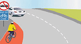 Driving theory illustration: What should a driver be aware of in this situation