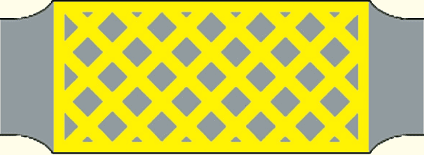 Road marking: Traffic must not enter unless they can clear the box junction without stopping; or when turning right