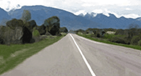 Driving theory illustration: What does a continuous white line in the centre of the road mean