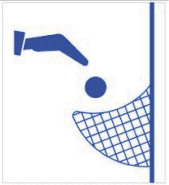 Road sign: Coin basket in this lane