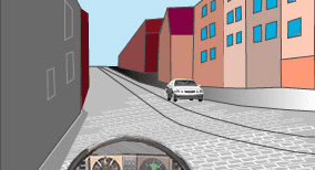 Driving theory illustration: When driving on a cobblestone road why should you take extra care